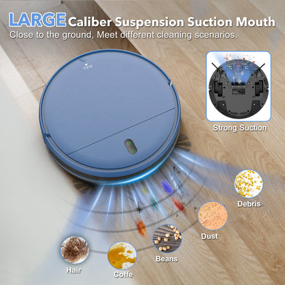 Robot Vacuum Cleaner BR151, 1600Pa Super Suction, APP/Voice Control, Auto and Spot Cleaning