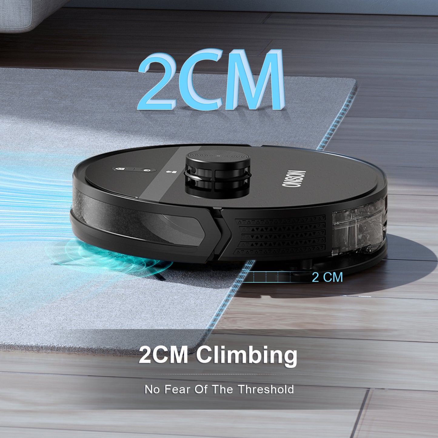 X6 Robot Vacuum Cleaner, 4000Pa Super Suction, APP/Voice Control, Auto and Spot Cleaning