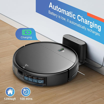 Robot Vacuum Cleaner BR151, 1600Pa Super Suction, APP/Voice Control, Auto and Spot Cleaning