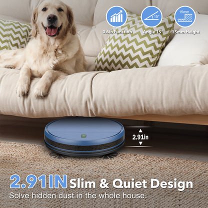 Robot Vacuum Cleaner BR151, 1600Pa Super Suction, APP/Voice Control, Auto and Spot Cleaning