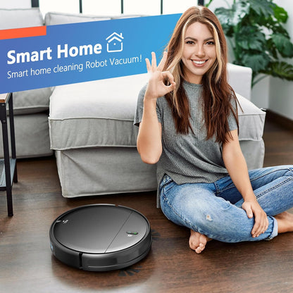 Robot Vacuum Cleaner BR151, 1600Pa Super Suction, APP/Voice Control, Auto and Spot Cleaning