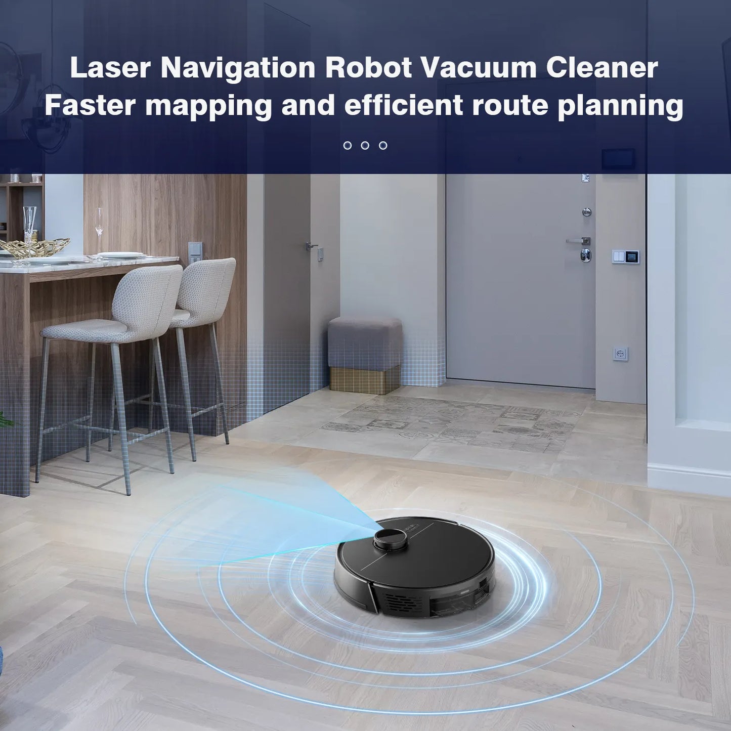 M30+ Robot Vacuum and Mop Combo, 3000Pa Super Suction, APP/Voice Control, Auto and Spot Cleaning