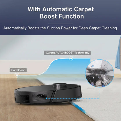 M30+ Robot Vacuum and Mop Combo, 3000Pa Super Suction, APP/Voice Control, Auto and Spot Cleaning